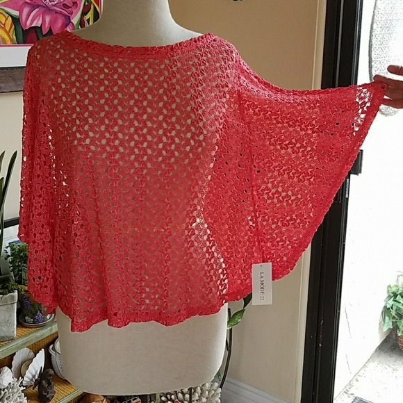 SUMMER CORAL COVER Up NWT - Picture 1 of 4